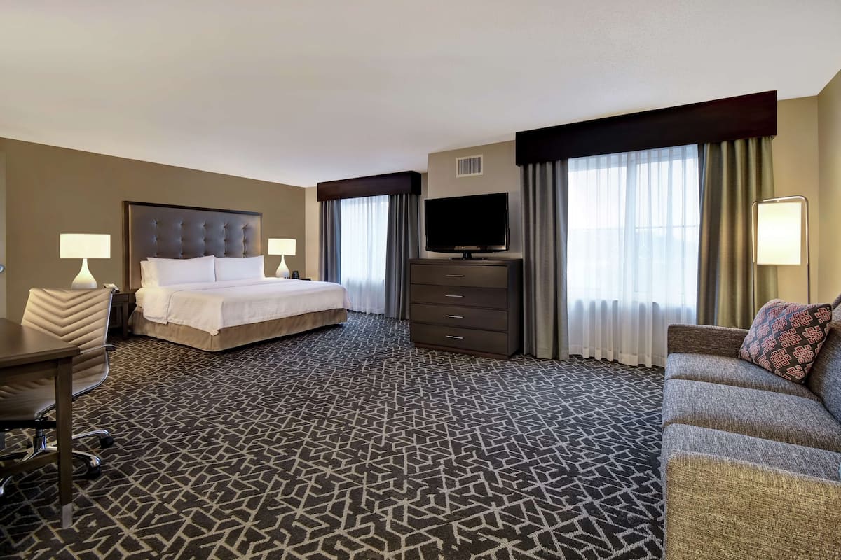 Hypo-allergenic bedding, down duvets, Select Comfort beds, in-room safe