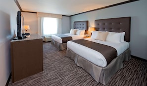 Premium bedding, blackout curtains, iron/ironing board, free WiFi