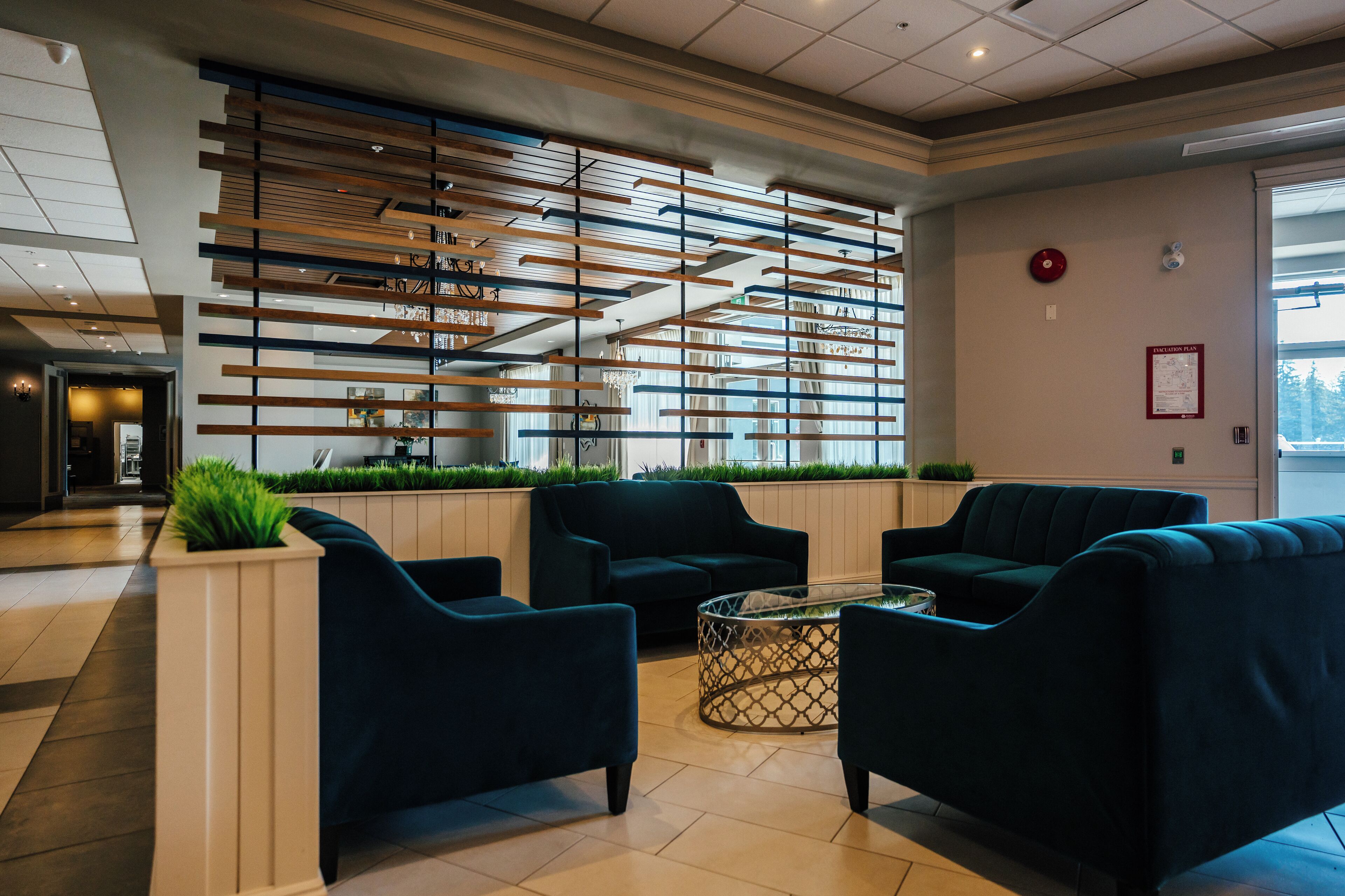 Lobby sitting area