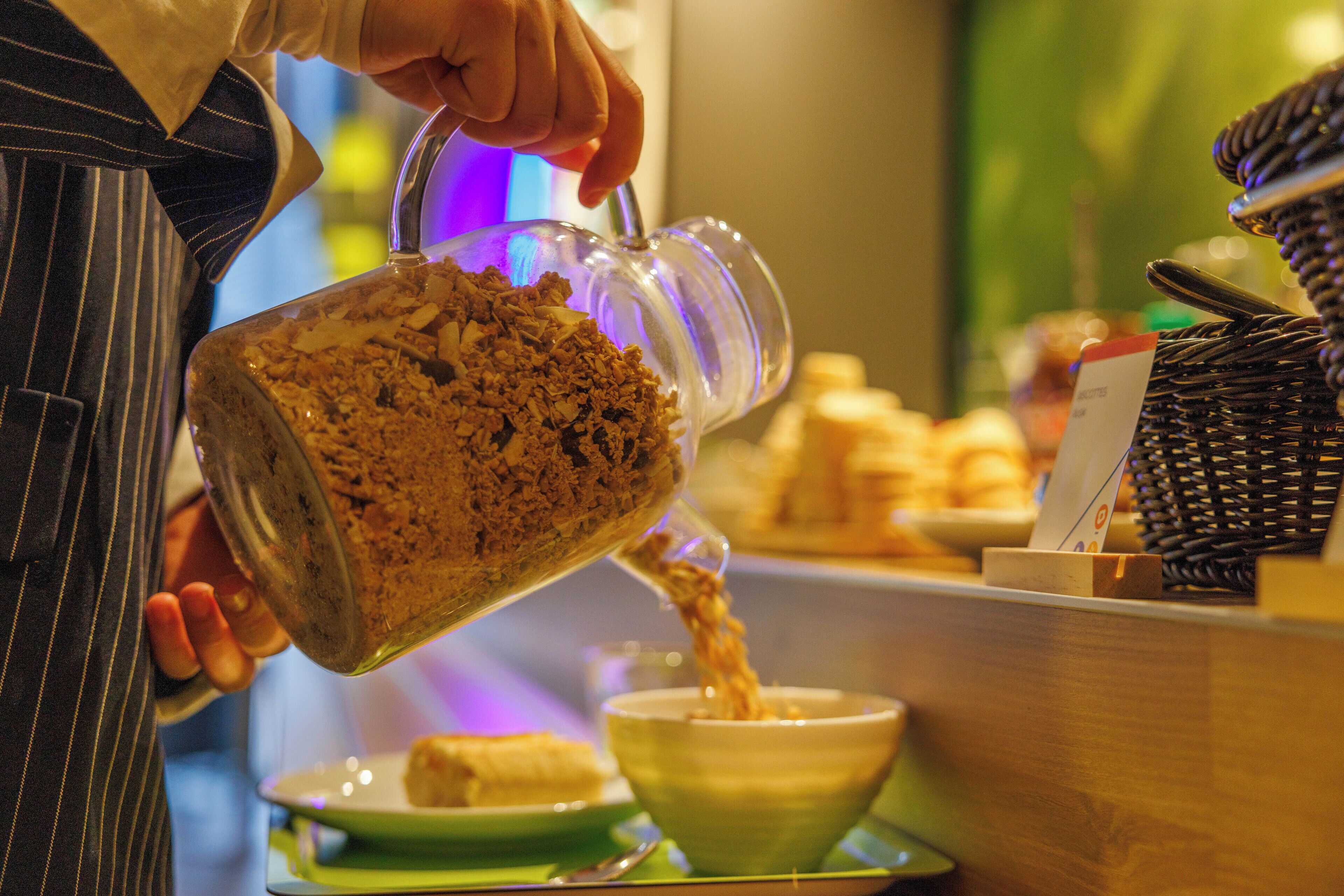 Daily buffet breakfast (EUR 8.90 per person)