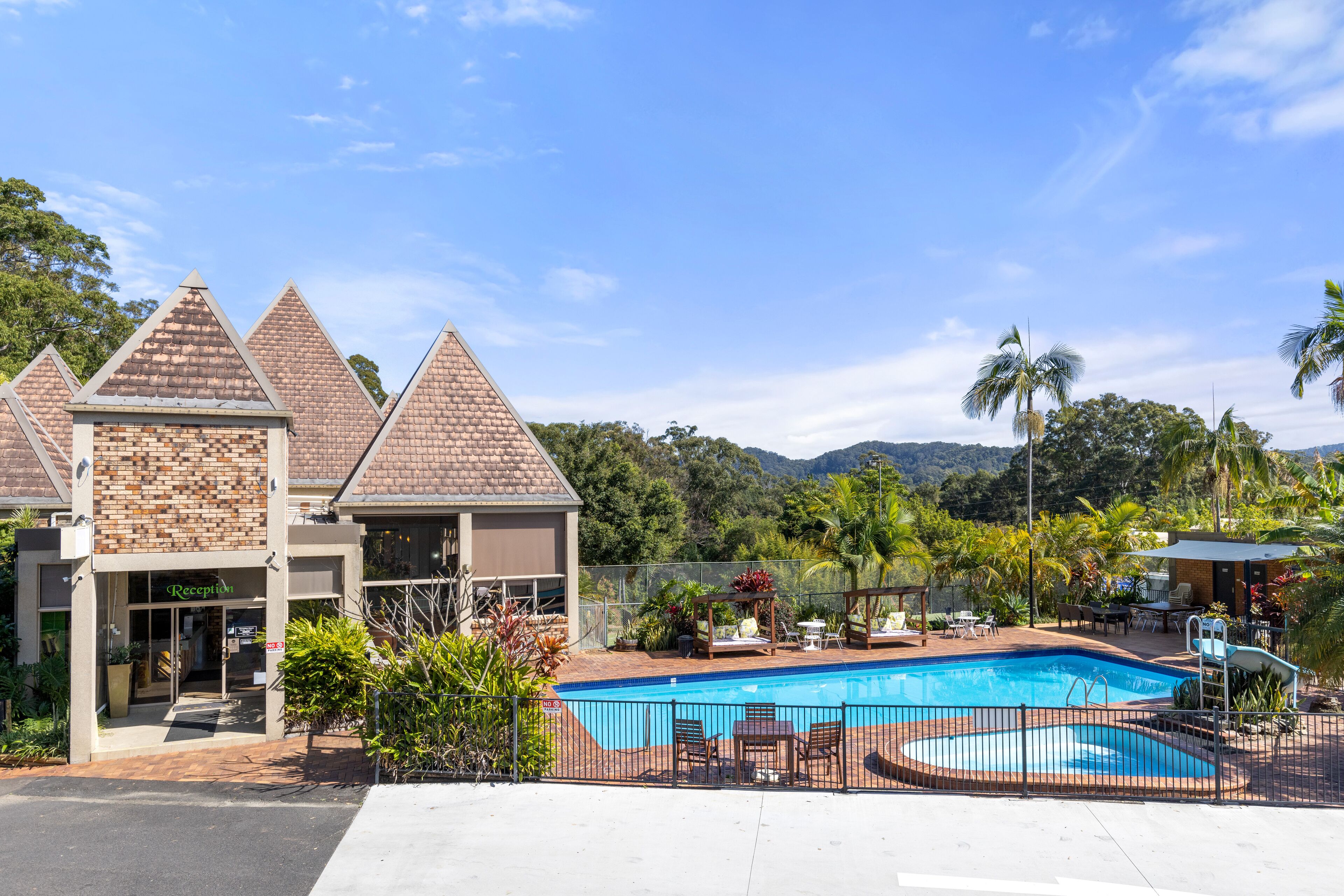 Fassade der Unterkunft