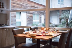 Daily buffet breakfast (EUR 25 per person)