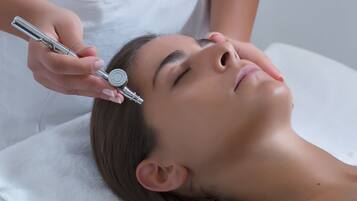 Body treatments, body scrubs, facials, manicures and pedicures, massages