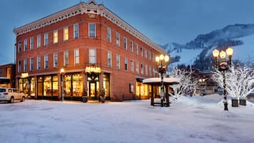 Stunning historic building with a classic facade and evenly spaced windows.