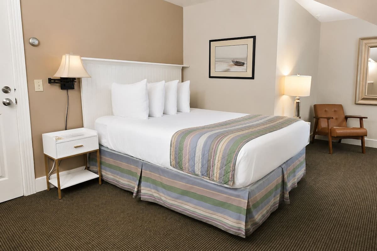 Basic Room | Hypo-allergenic bedding available, down comforters, blackout drapes