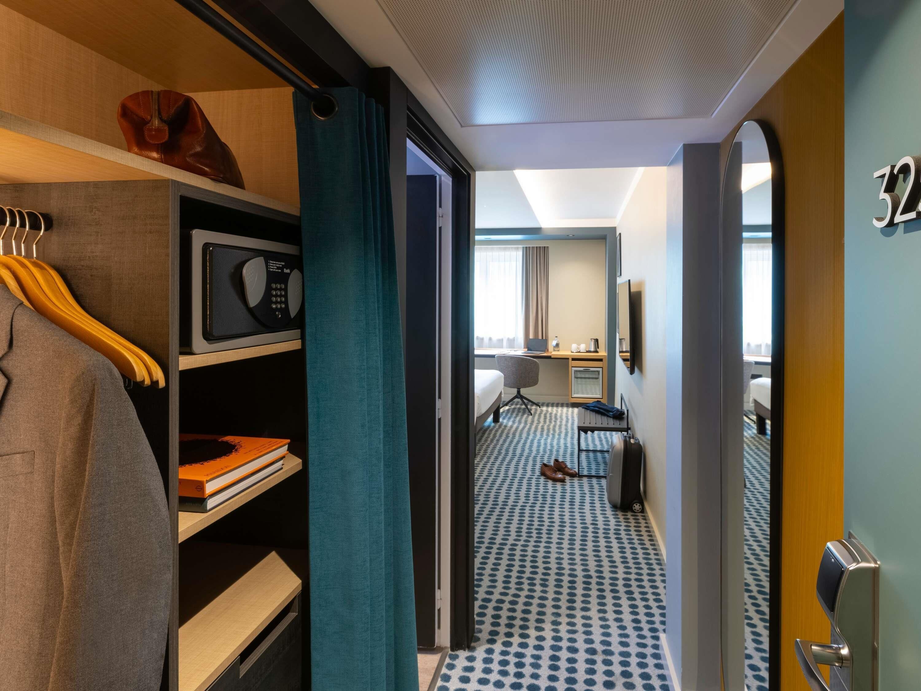 Pillow-top beds, in-room safe, desk, blackout curtains