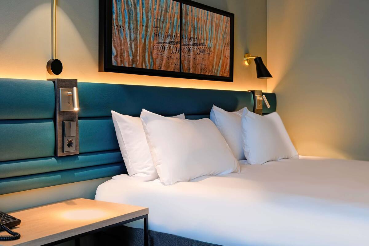 pillow-top beds, in-room safe, desk, blackout curtains