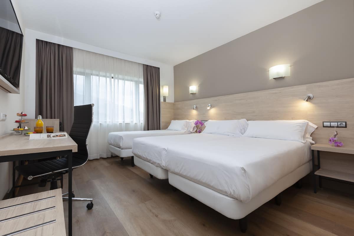1 soveværelse, premium-sengetøj, dundyner, minibar
