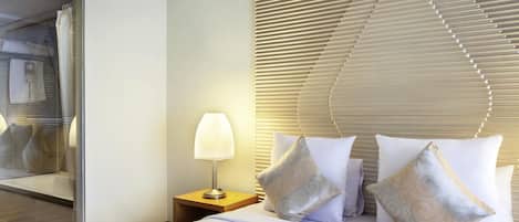 In-room safe, desk, blackout curtains, soundproofing
