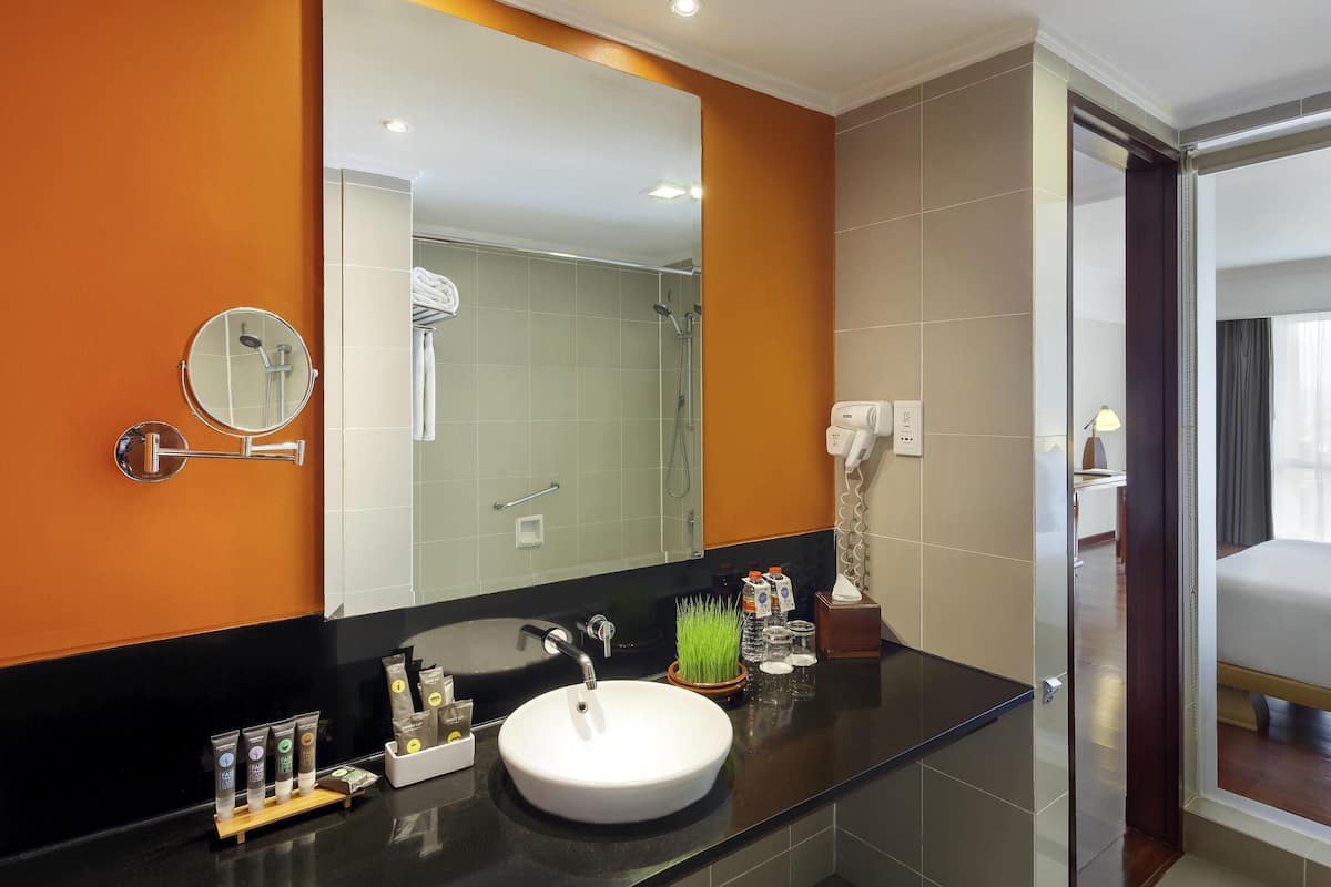 In-room safe, desk, blackout curtains, soundproofing