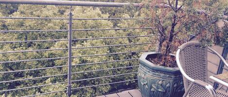 Habitación triple | Vista del balcón