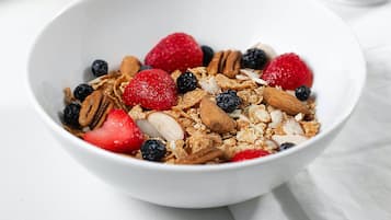 Daily buffet breakfast for a fee