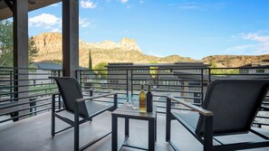奢华别墅, 2 间卧室, 厨房, 山景 | 阳台景观