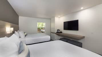 Standard Room, 2 Queen Beds | Blackout curtains, free WiFi, bed sheets