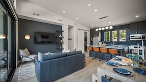 Luxury Villa, 2 Bedrooms, Kitchen, Mountain View | Living area - Montclair at Zion (Springdale)