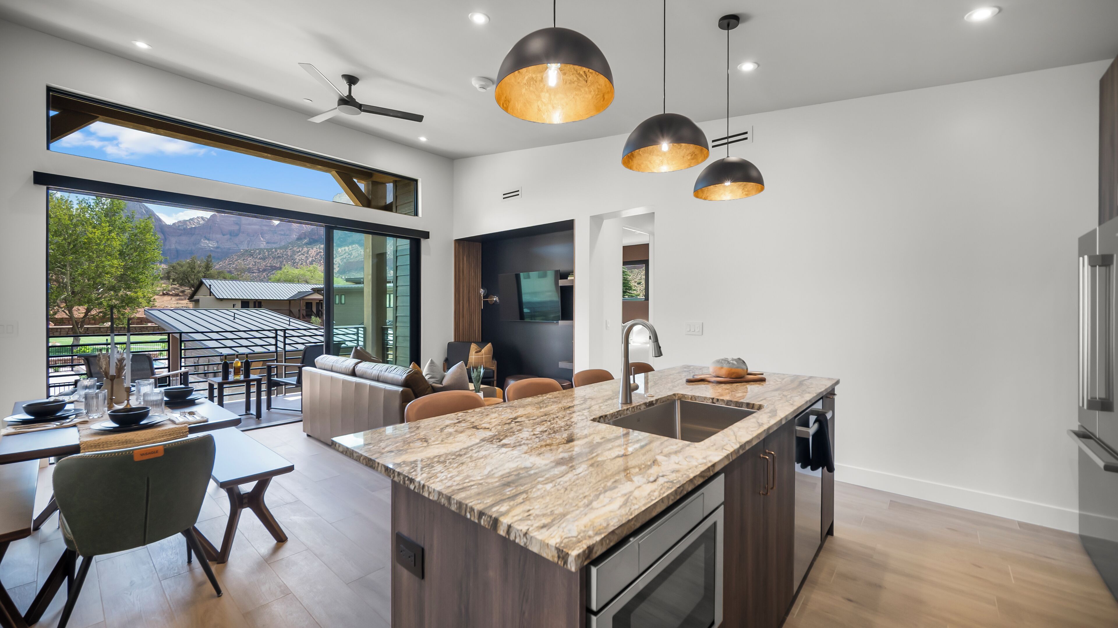 Luxury Villa, 2 Bedrooms, Balcony, Mountain View | Private kitchen | Microwave, espresso maker, coffee/tea maker