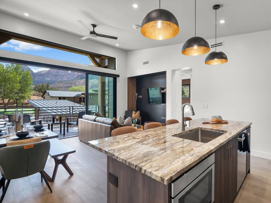 Vila Mewah, 2 kamar tidur, balkon, pemandangan gunung | Dapur pribadi | Microwave, mesin espresso, dan mesin pembuat kopi/teh