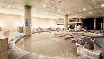 Indoor pool, seasonal outdoor pool