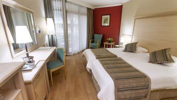 Ropa de cama de alta calidad y artículos del minibar gratis