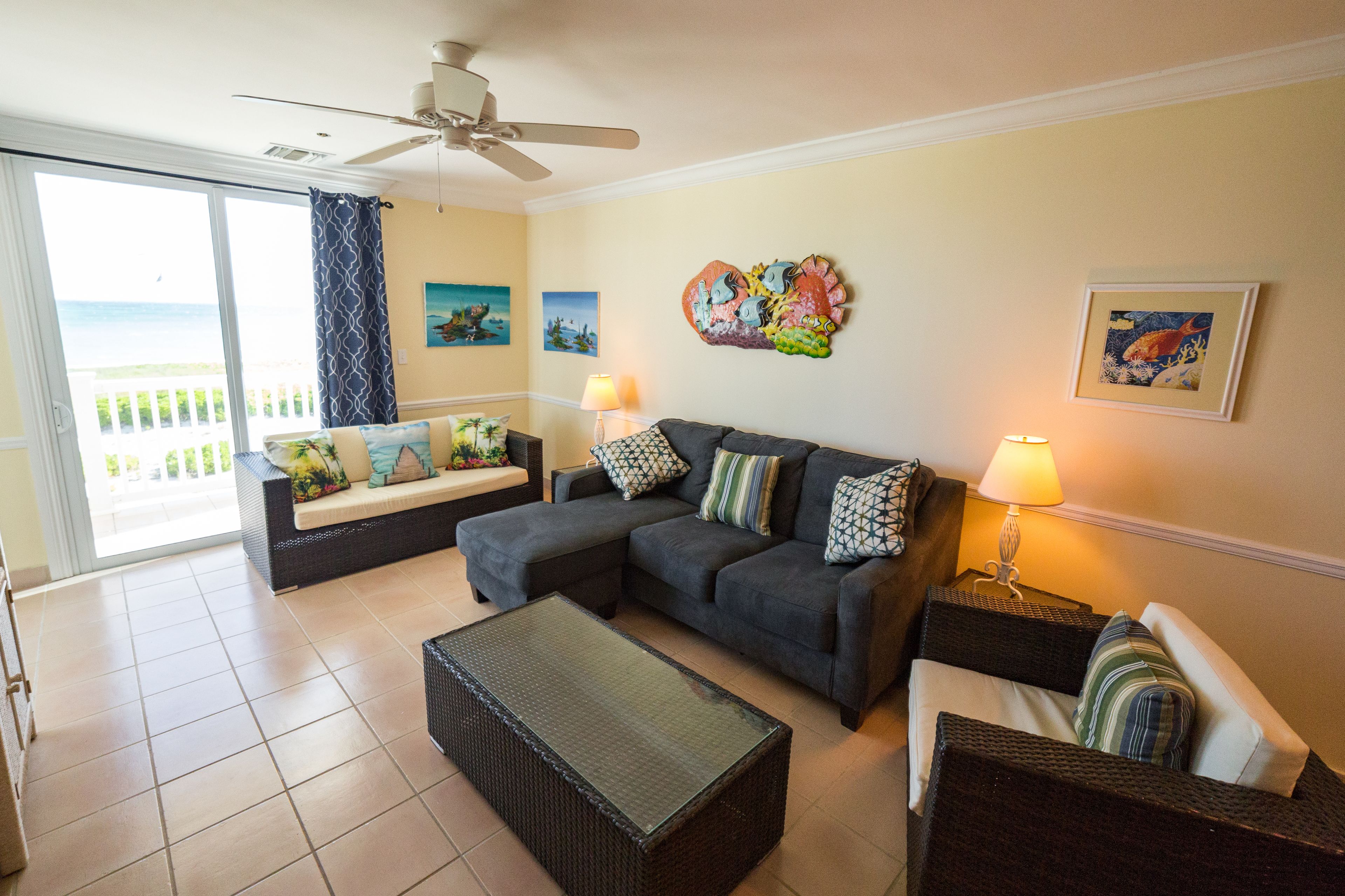 公寓客房, 2 間臥室, 地面層 | 客房內保險箱、熨斗/熨衣板、免費無線上網、床單