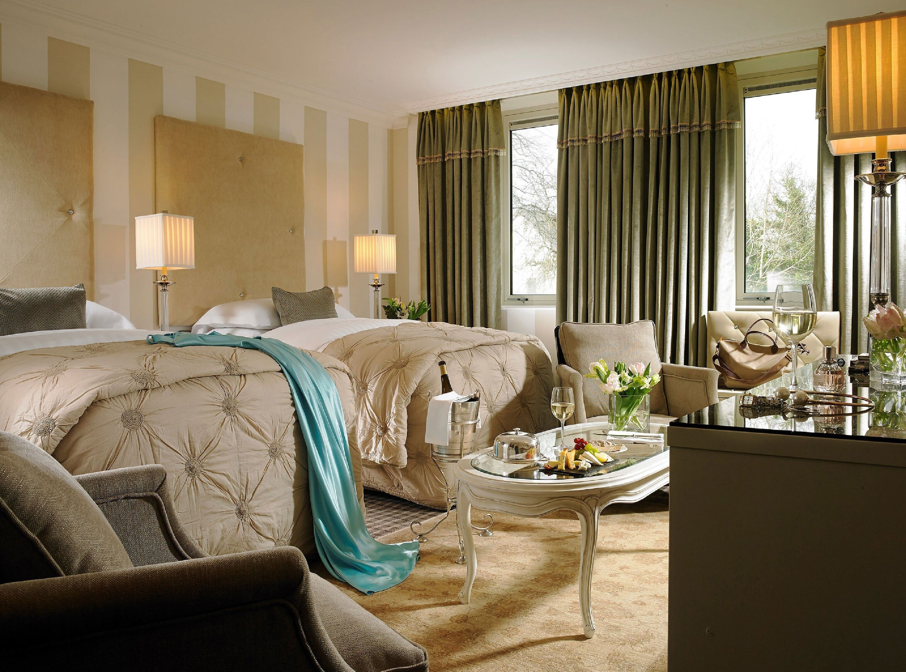 2 bedrooms, hypo-allergenic bedding, in-room safe, iron/ironing board