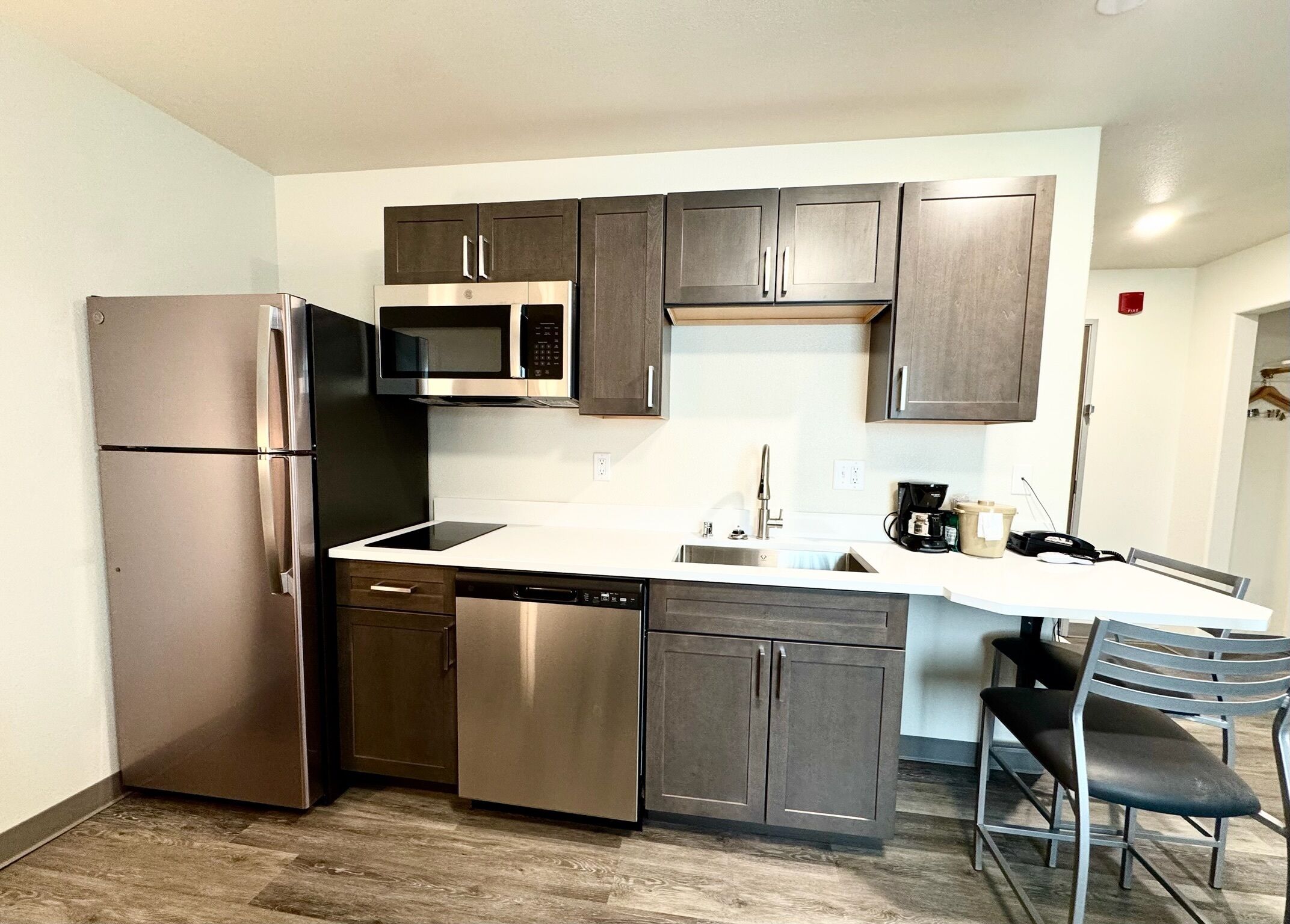 Blackout drapes, iron/ironing board, free cribs/infant beds, free WiFi