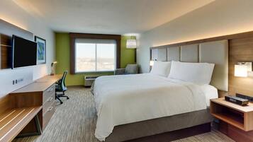 In-room safe, desk, laptop workspace, iron/ironing board