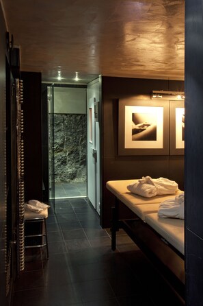 Espace de soins pour les couples, sauna, hammam, hammam, soins corporels