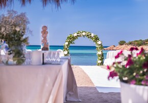 Utendørs bryllupsområde