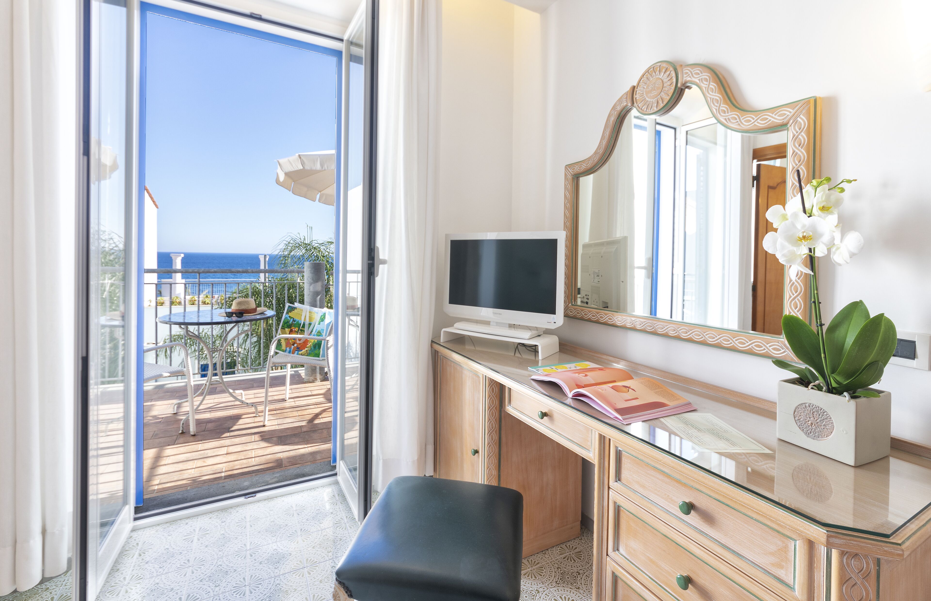 Einzelzimmer, eingeschränkter Meerblick