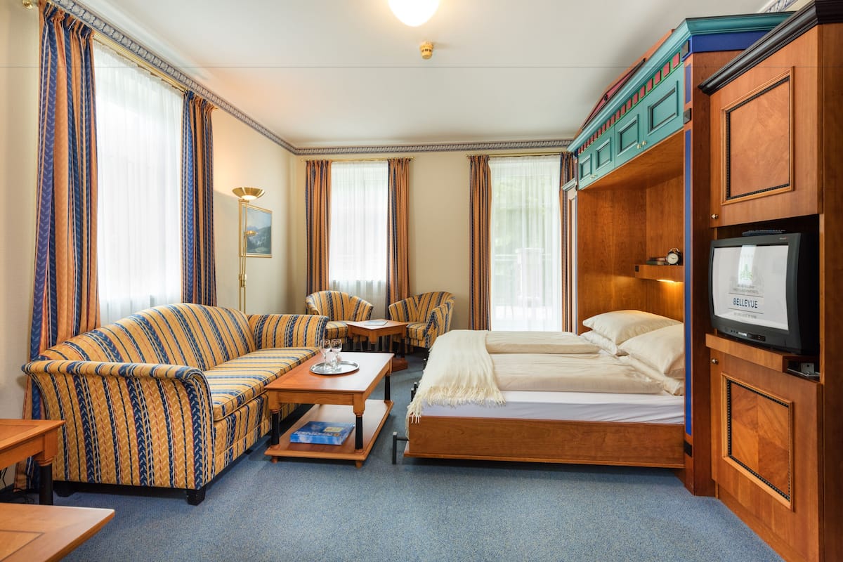 1 slaapkamer, luxe beddengoed, een kluis op de kamer, gratis wifi