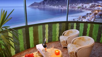 Suite Romantis, balkon, pemandangan laut | Pemandangan dari kamar
