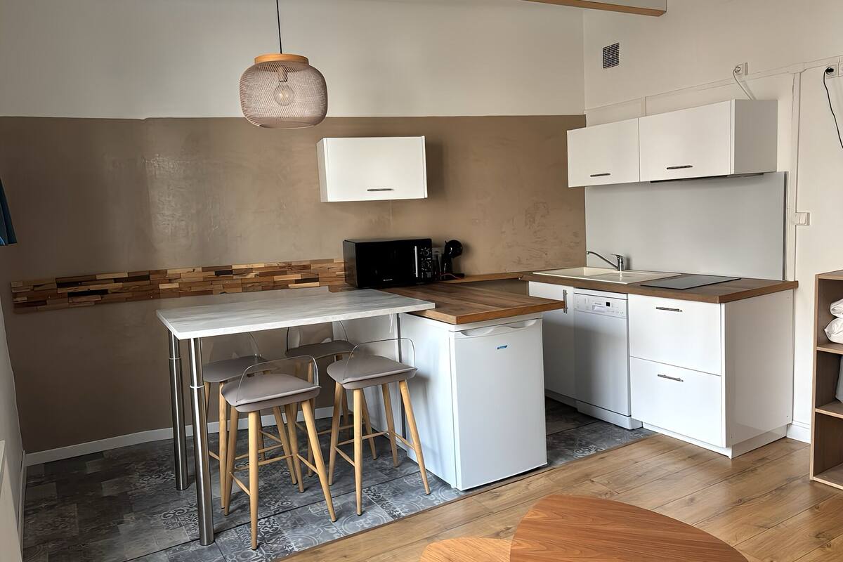 family apartment | living area | tv