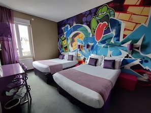 Familien-Vierbettzimmer, 2 Doppelbetten