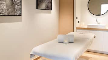 Sauna, hot tub, steam room, body treatments, prenatal massages