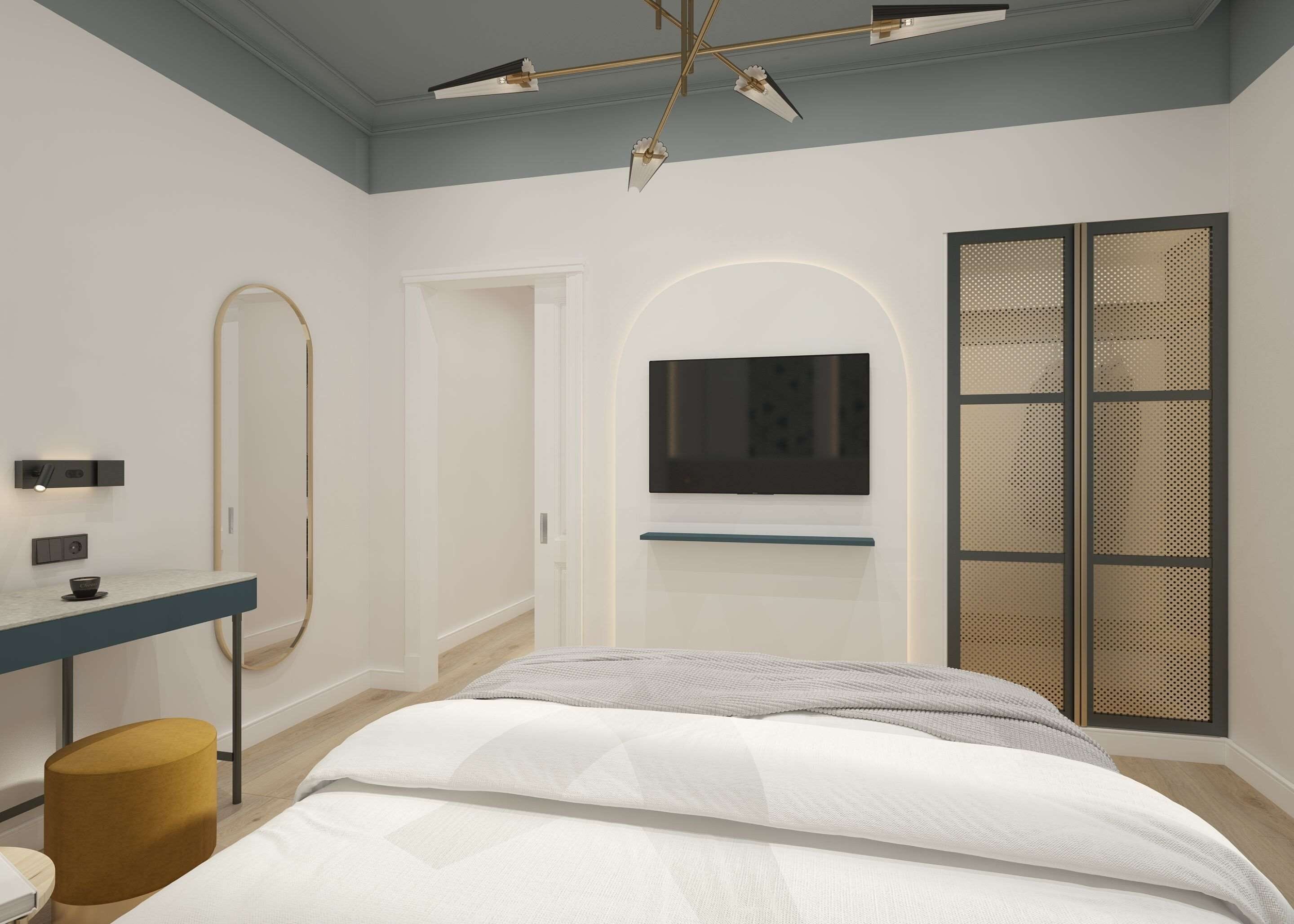 executive room, 1 queen bed, balcony, partial sea view | 1 bedroom, down duvets, minibar, in-room safe