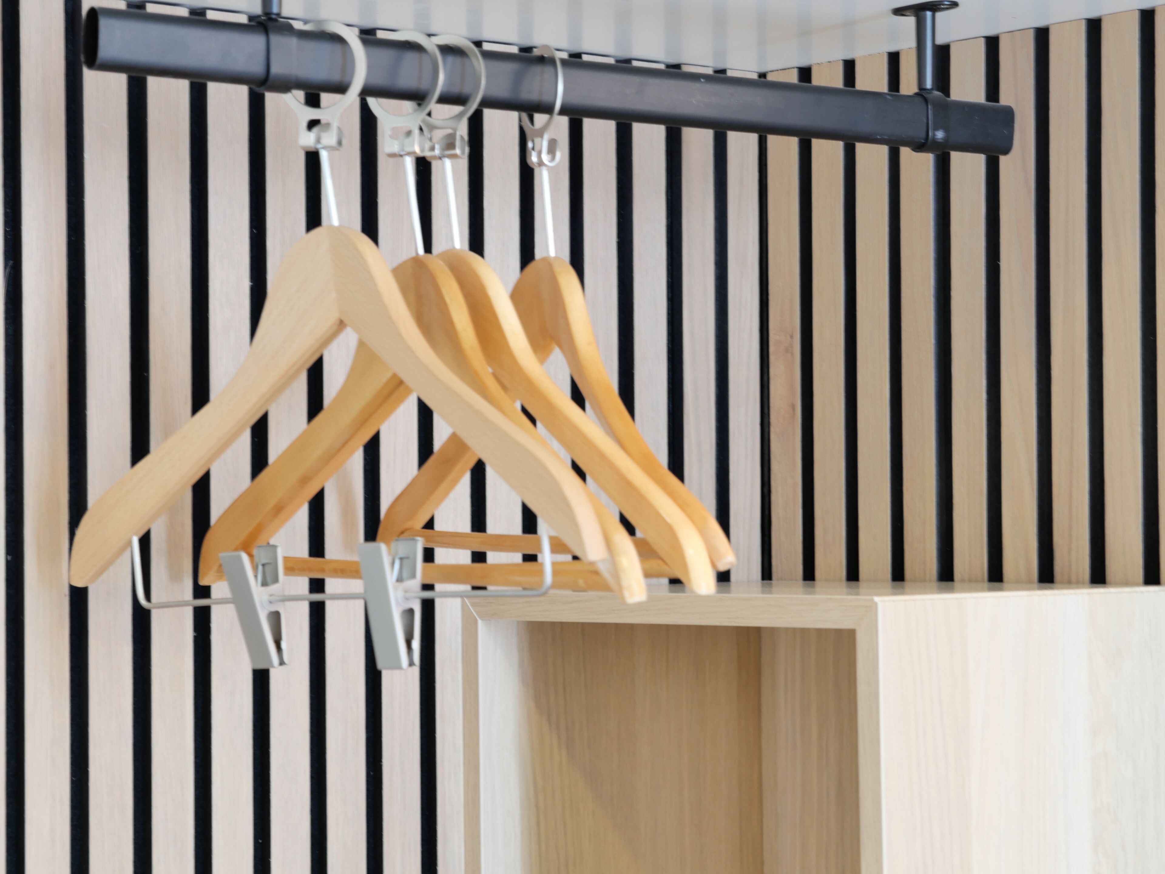 comfort double room | premium bedding, desk, laptop workspace, blackout curtains