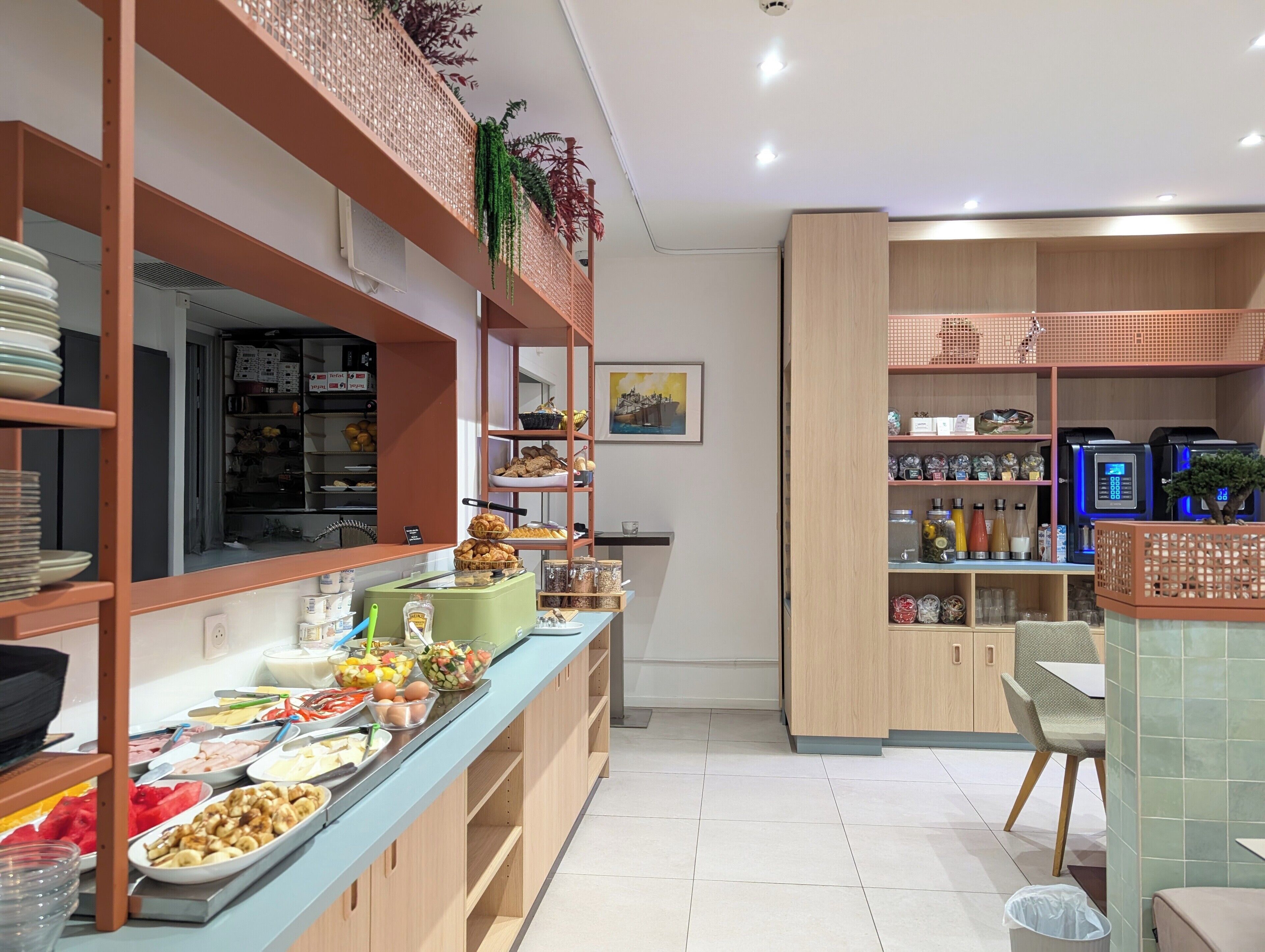 daily buffet breakfast (eur 14 per person)