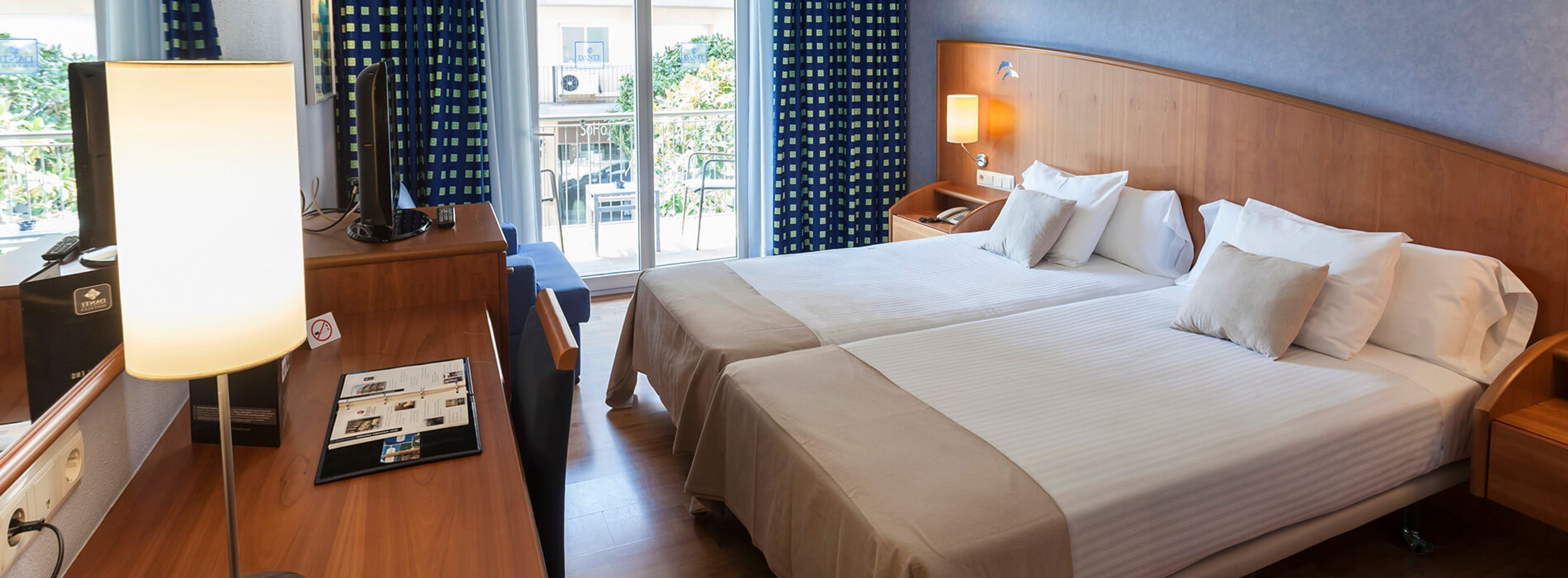 standard double or twin room, terrace | minibar, in-room safe, desk, laptop workspace