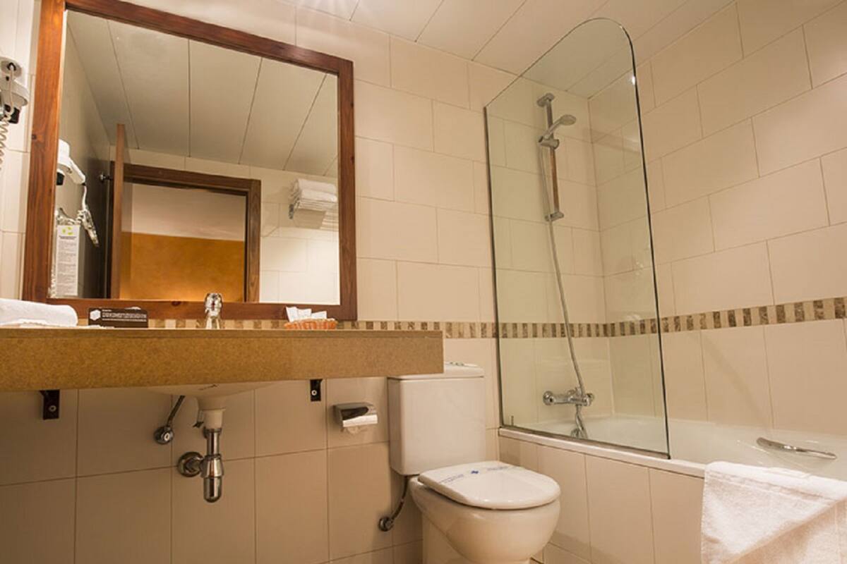 Bathroom | Shower, hair dryer, towels, soap