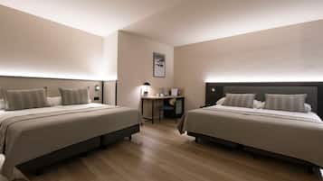 Minibar, in-room safe, desk, laptop workspace