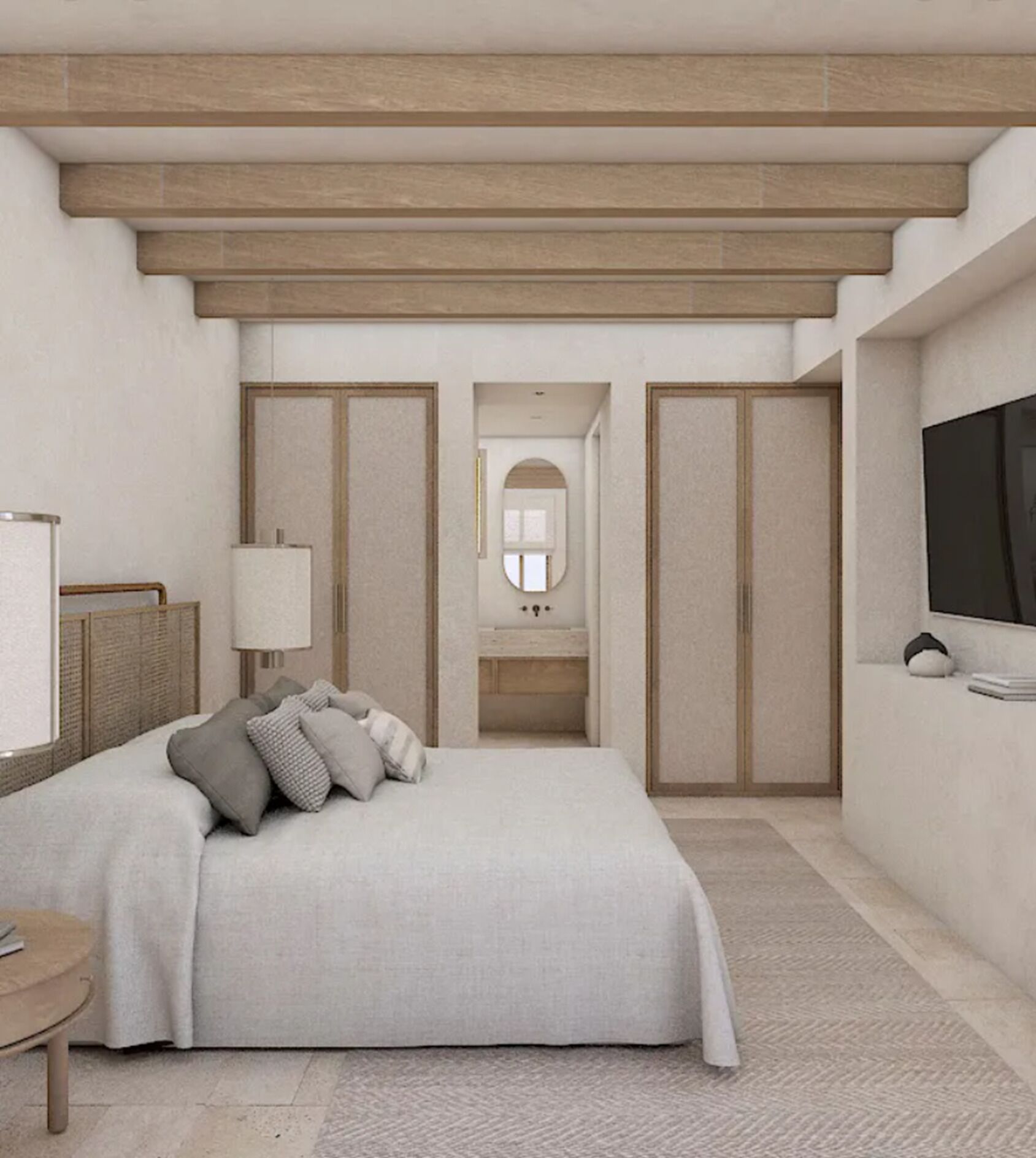 villa, 4 bedrooms, sea view (emelisse) | 1 bedroom, premium bedding, minibar, in-room safe