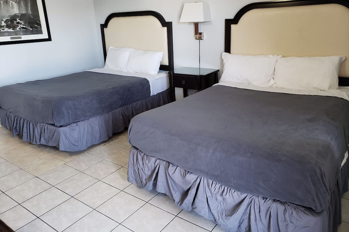 Desk, blackout drapes, free WiFi, bed sheets