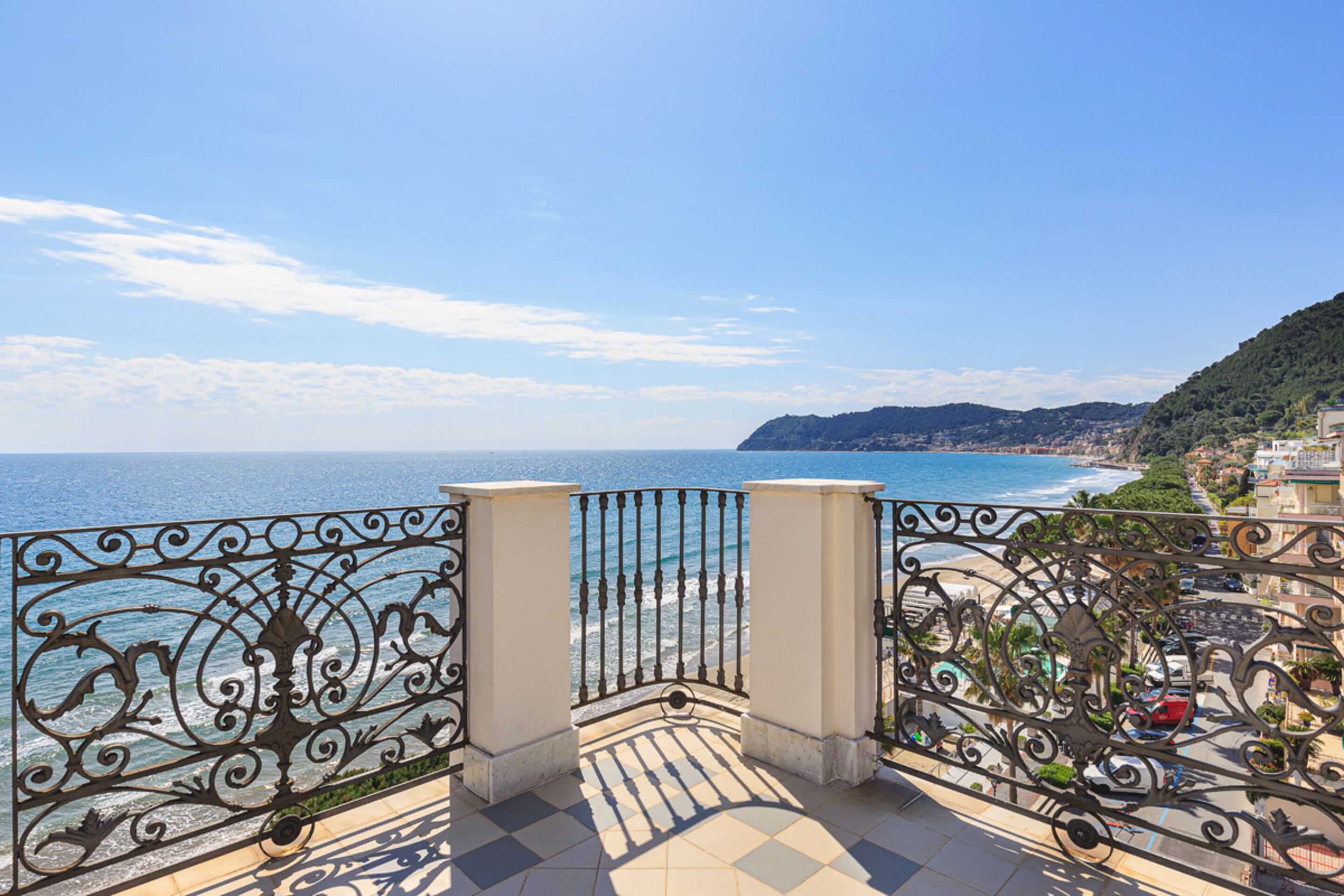 panoramic suite, terrace, sea view | terrace/patio