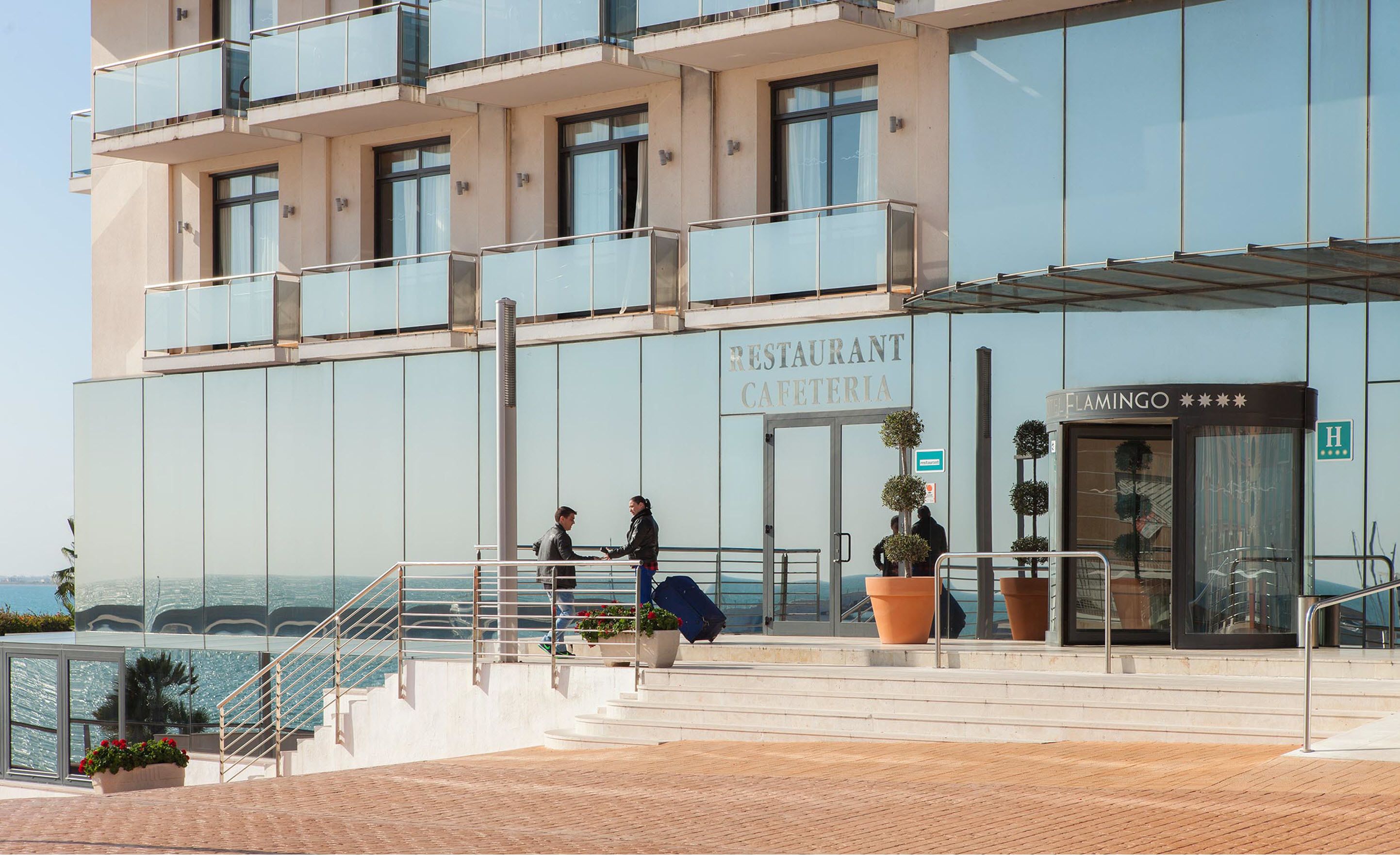 Voorkant van accommodatie