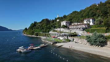 私家海滩、沙滩椅、海滩遮阳伞、间海滩酒吧