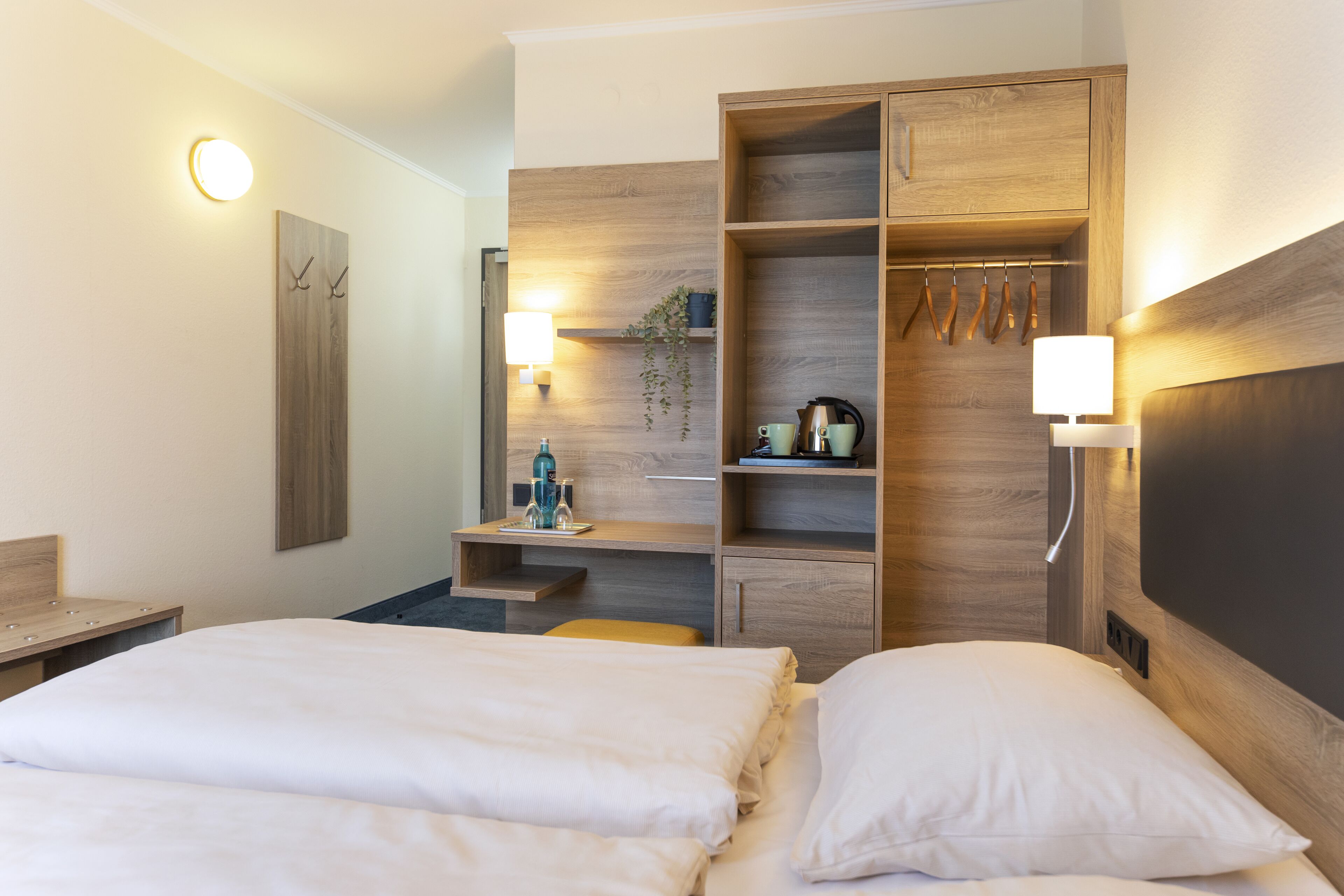 standard double room | hypo-allergenic bedding, desk, laptop workspace, blackout curtains