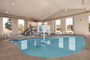 Indoor pool, open 6:00 AM to 11:00 PM, sun loungers