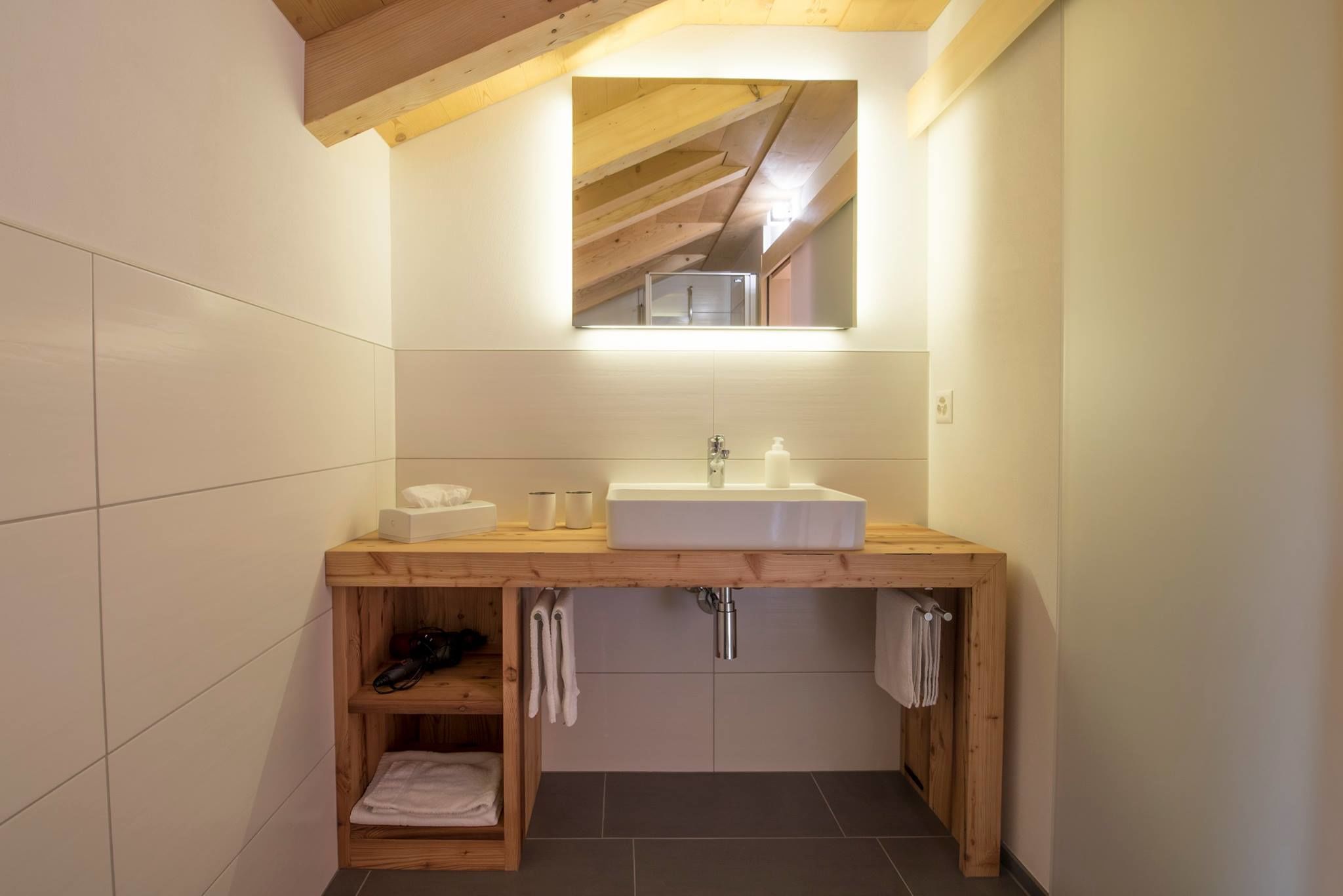 family room, balcony, mountain view | bathroom sink