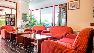 Sitteområde i lobbyen